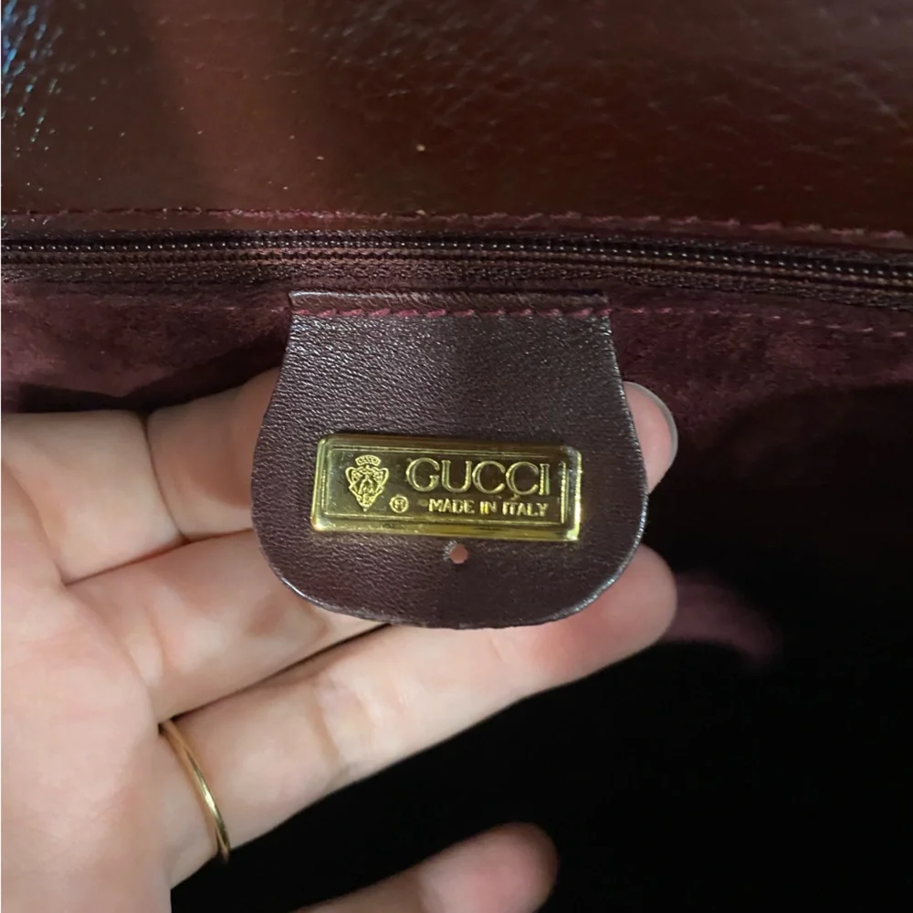 Gucci Brown Leather Crossbody Bag - Picture 11 of 16